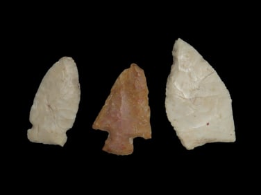 Group of 3 Arrowheads