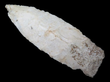 5 3/4" Wadlow, Burlington Chert, Dickey COA, Illinois, Jersey
