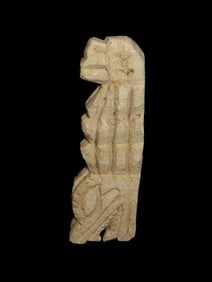 9 1/2" Soft Stone Effigy, Dragon, Late 18th into 19th Century, South Pacific Islands