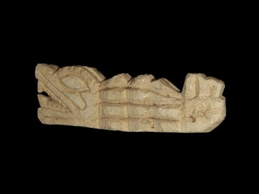 9 1/2" Soft Stone Effigy, Dragon, Late 18th into 19th Century, South Pacific Islands