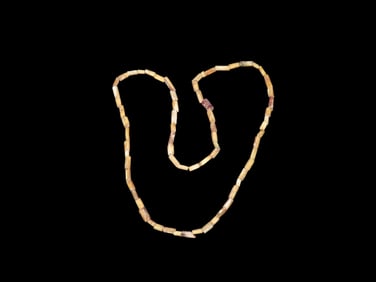 24" Shell Necklace, Pre Columbian, Guatemala
