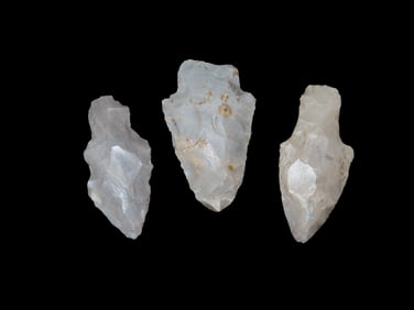 Group of 3 Arrowheads