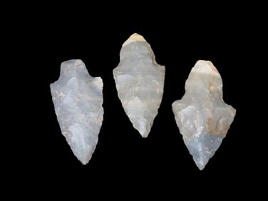 Group of 3 Arrowheads