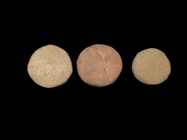 Lot of 3 Stone Discs