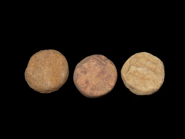 Lot of 3 Stone Discs