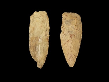 Set of 2 Adena Blades, Jefferson Co., Illinois