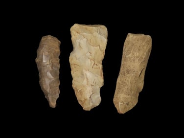 Lot of 3 Flint tools
