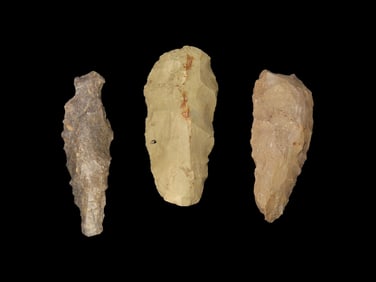 Lot of 3 Flint tools