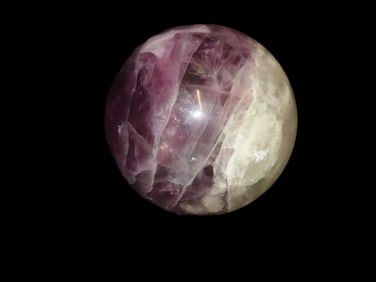 2 1/2" Gorgeous, Highly Polished Fluorite Sphere-Fluorite is considered a protective and stabilizing