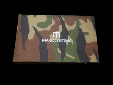 Marco Roma Men's Gift Set- 4 of 5 pcs included, Camouflage Case-contains Watch/Pen/Flashlight/