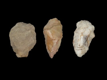 Lot of 3 Flint Tools