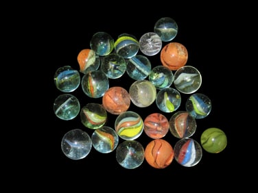 Lot of Vintage Marbles