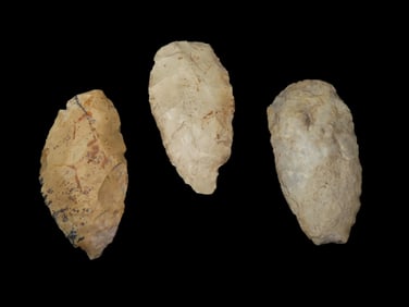 Group of 3 Flint Blades