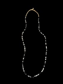 Black and White Bead Necklace