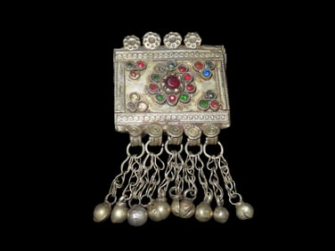 Antique Hindu/Pendant Handmade Jewelry 1920-1940s Belly/ Dancer