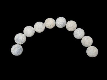 Lot of 10 Civil War Musket Balls Found in Tennessee All Approx 0.70" dia.