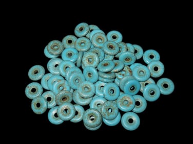 Lot of Turquoise Color Beads.