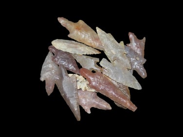 Saharan Neolithic Sahara Desert 4000-6000 Years BP 15 arrowheads