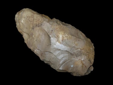 Large Flint Paleolithic Hand Axe Pike Co Mo.