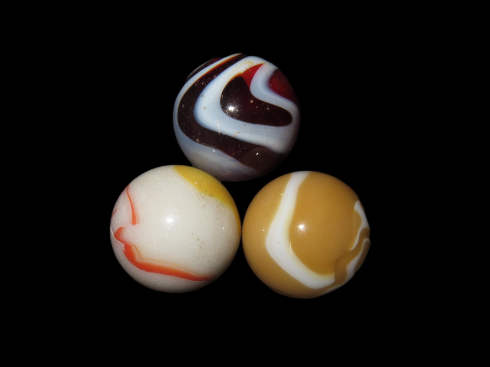Marbles set of 3.: Marbles set of 3.