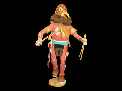 11 3/4" Amazing Hopi Kachina Doll: 11 3/4" Amazing Hopi Kachina Doll