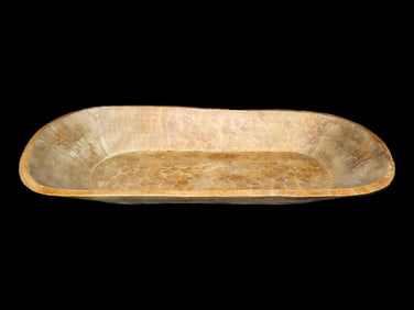 Mega 39 1/2" Bread Bowl Made from Wood, Mid 20th Century.