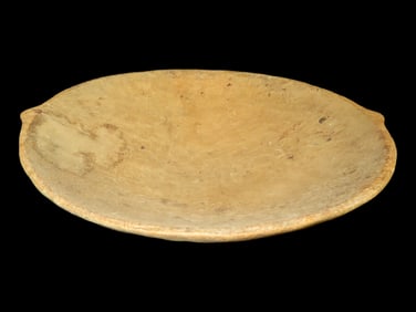 Ecuador Lug Handled Wooden Bowl, 14 3/8" Diameter,
