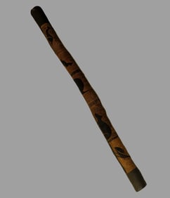 Didgeridoo, Central Australia, Native Carved Wind Instrument.