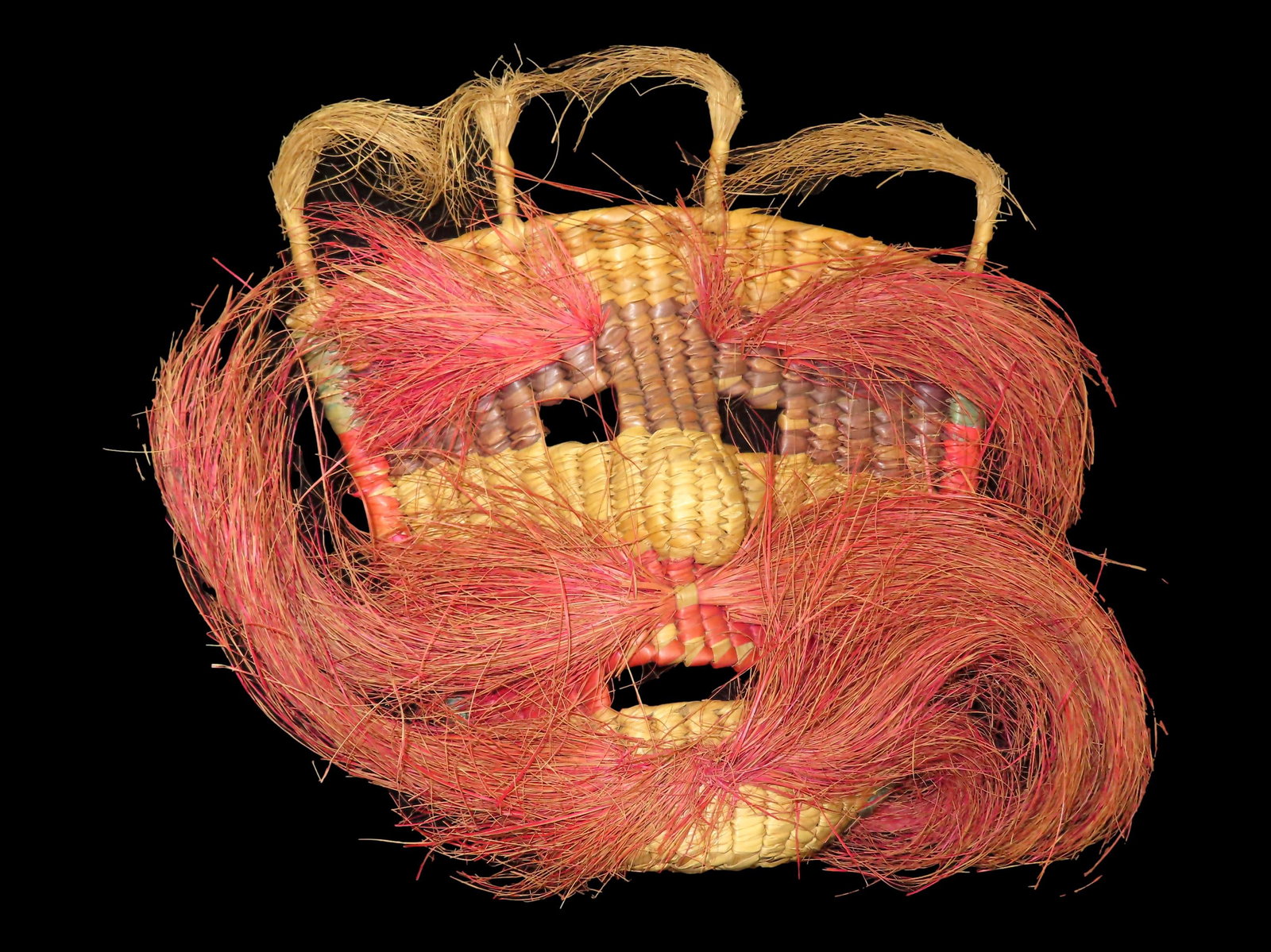 Tarahumara Mask Basket Mask, Art: Tarahumara Mask Basket Mask, Art