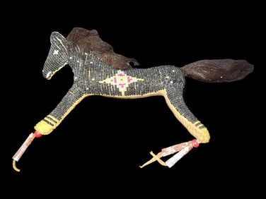 Native American Beaded Horse Fetish