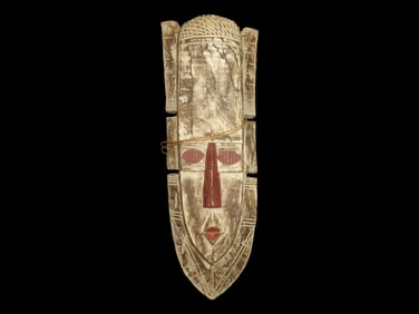 21" Ceremonial Mask, Made in Ghana