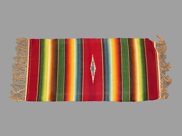 33 3/4" x 16 3/4" Native American Saddle Blanket