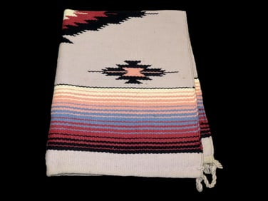 37 3/4" x 29 1/8" Native American Rug