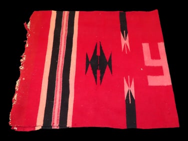 43 1/2" x 19 1/2" Native American Saddle Blanket