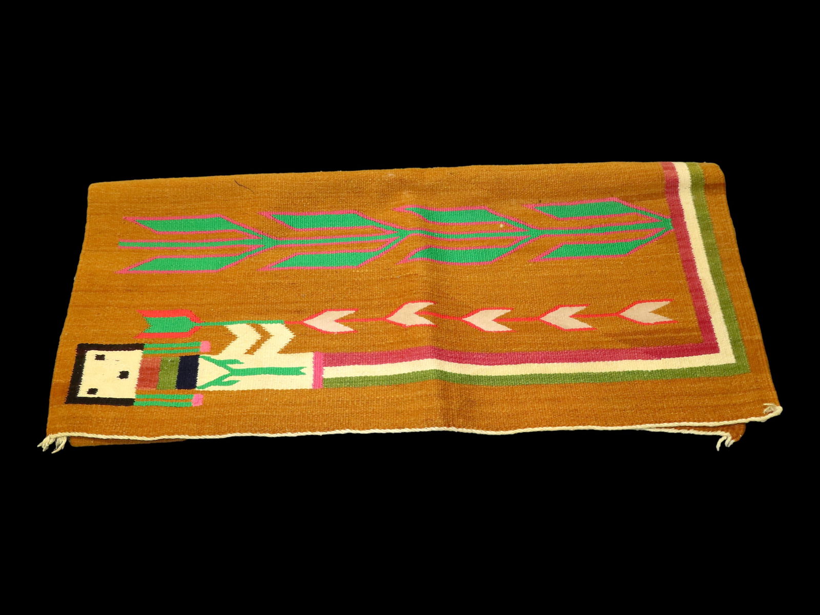 53" x 30 1/2" Navajo Style Blanket (1 of 9)