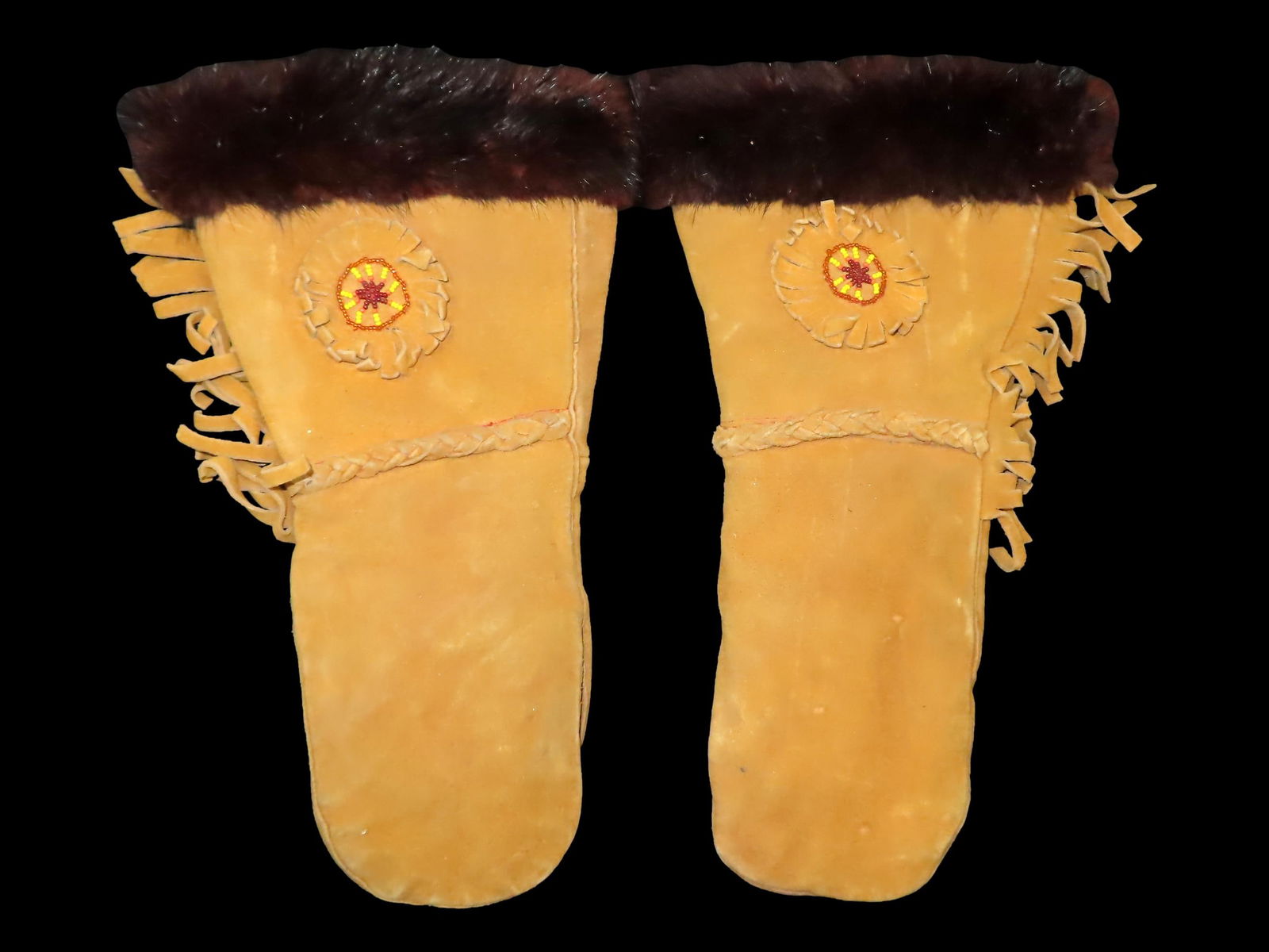 Set of Antique Eskimo Gloves (1 of 9)