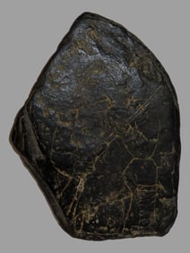 5 1/2" Geronimo Carving on a Piece of Cannel Coal