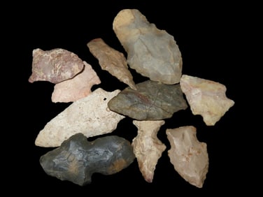 Group of Common Arrowheads