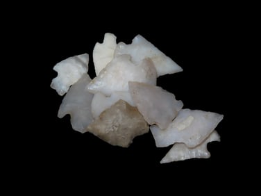 Group of Translucent Quartz Birdpoints