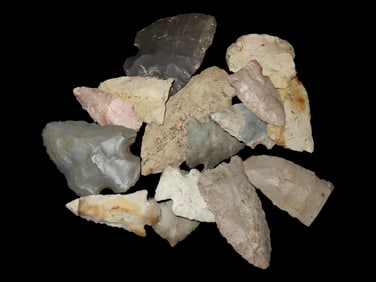 Group of Common Arrowheads