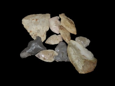Group of Common Blades and Arrowheads