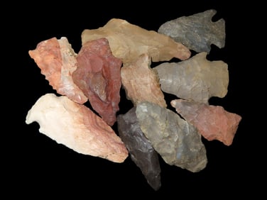 Group of Common Arrowheads