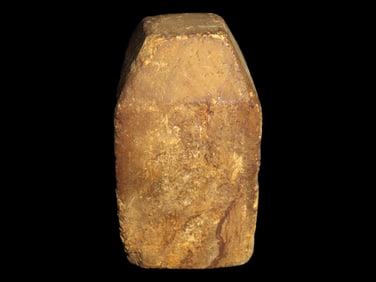 Primitive Limestone Stamping Tool or Pestle, found in Johnson Co., Indiana