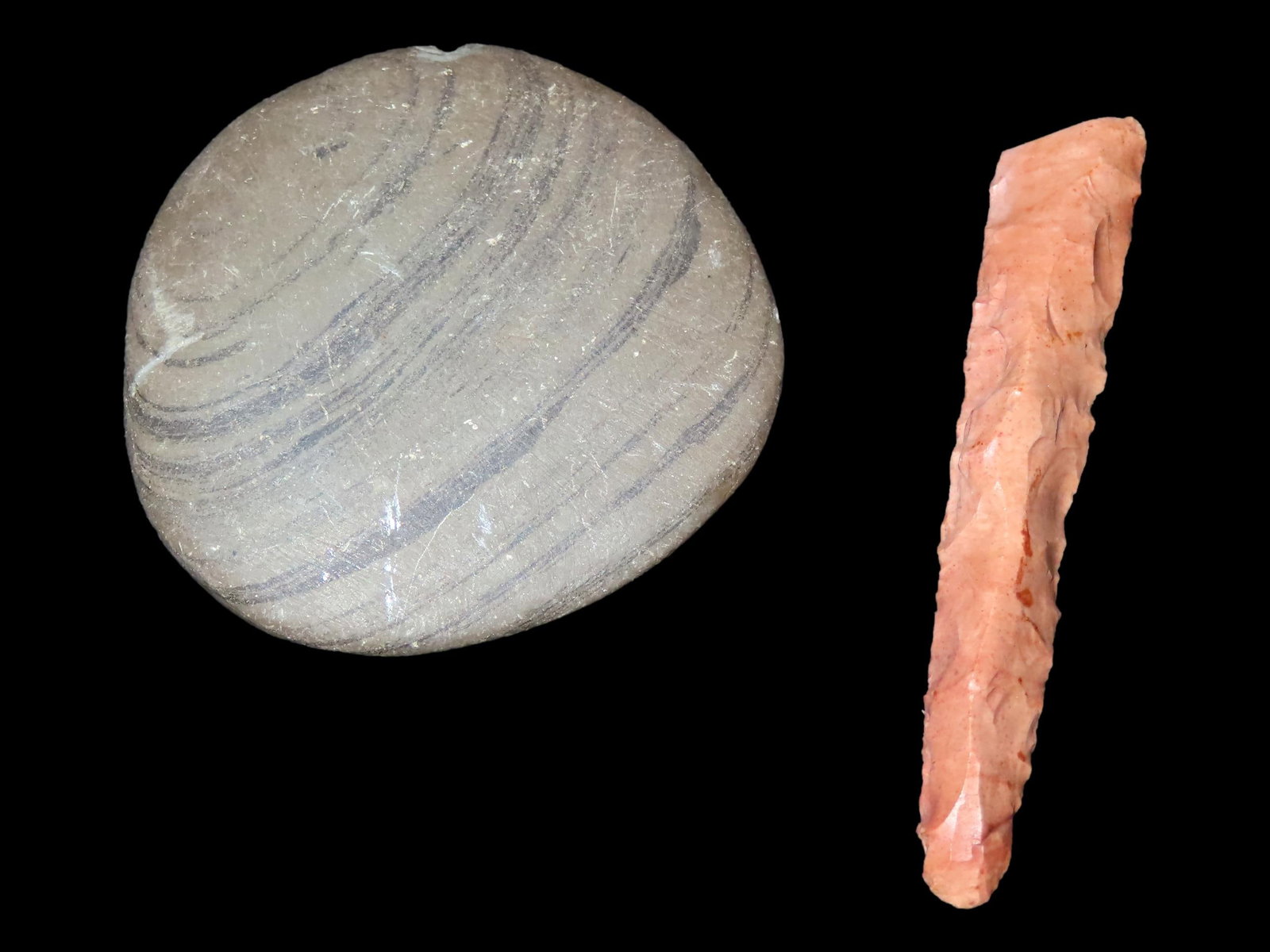 Lot of 2 Stone Tools (1 of 3)