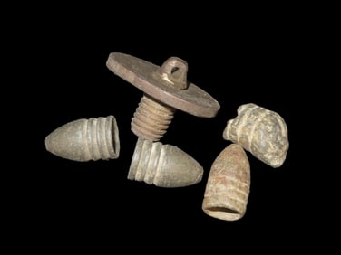 Group of Civil War Era Bullets