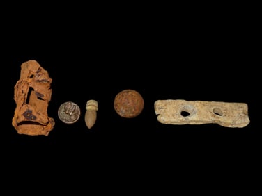 Group of Civil War Battlefield Metal Detector Finds- Virginia