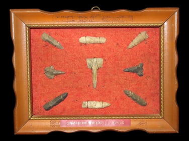 Frame of 9 Cuyahoga Co., Ohio Drills,