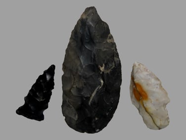 Lot of 3 Nice Points, found in the Upper Sandusky River Area