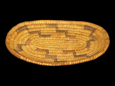 8" x 6" Vintage Pima Native American Woven Tray