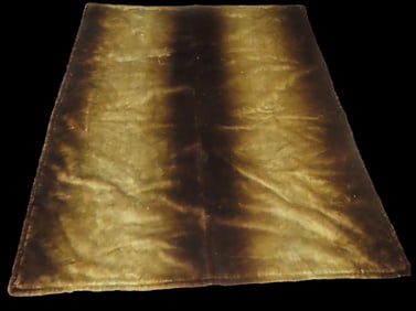 63.5" x 53.5" Vintage Antique Chase Carriage Throw/Buggy Blanket